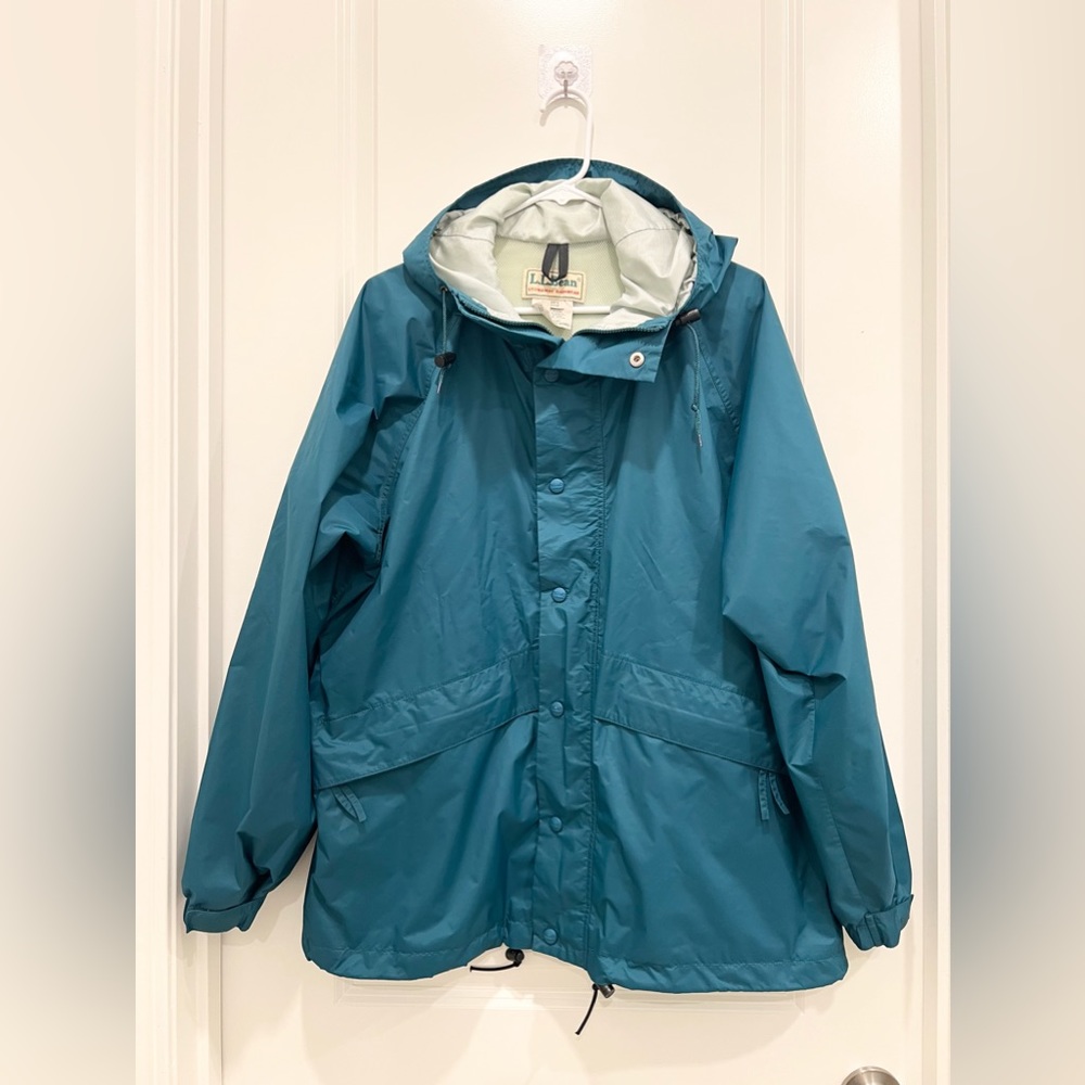 Vintage L.L BEAN Stowaway Rainwear Jacket w/ Hood